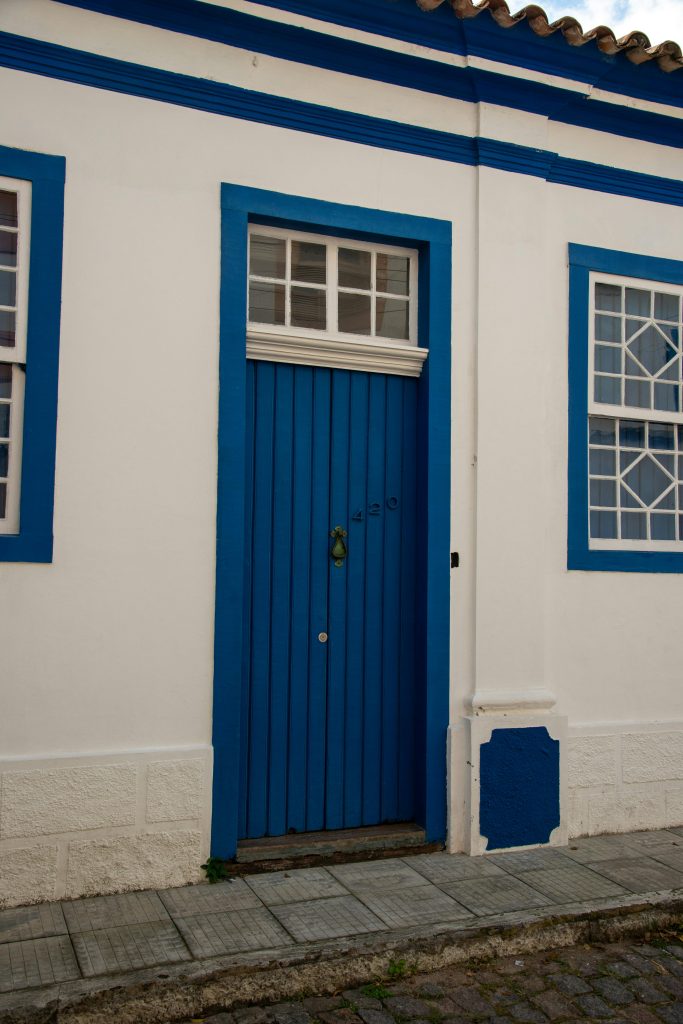 Blue Painted Door
