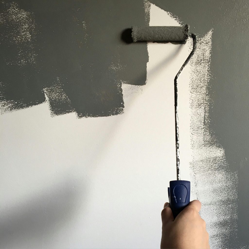 Grey Wall Painting