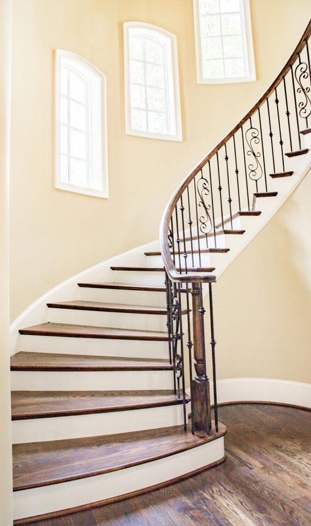 Wooden staircase